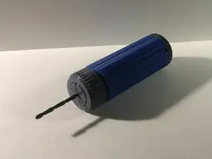 Drill Bit Handle with Collet Storage