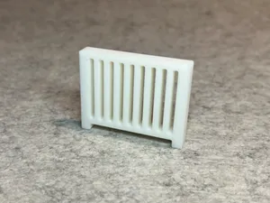 Dollhouse radiator heating element miniature house