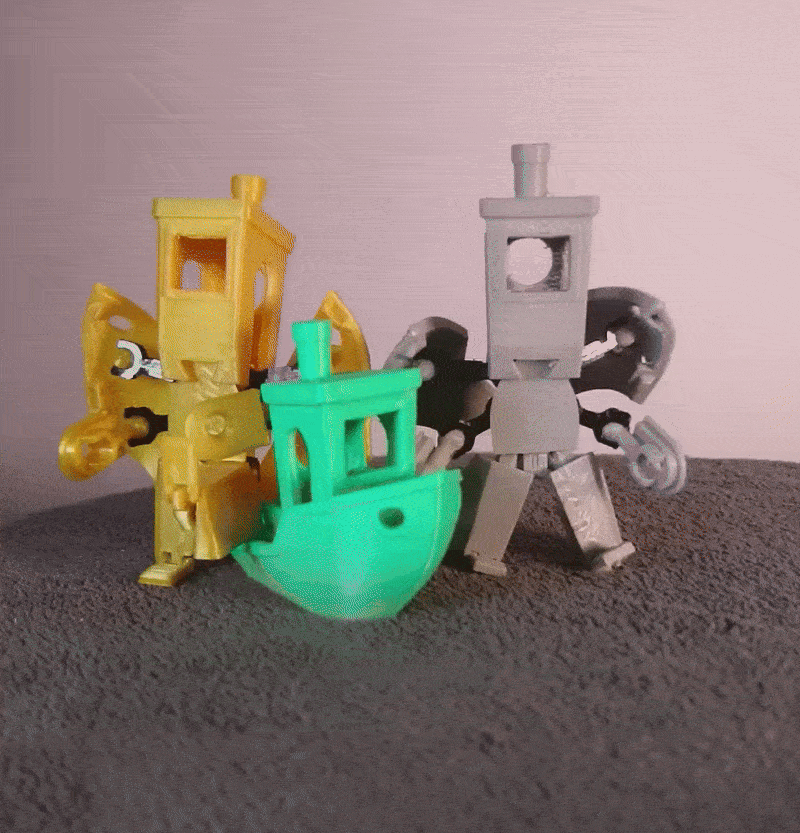 BenchyFormers - Articulated Benchy