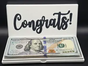 "Congrats!" Cash & Check Gift Box