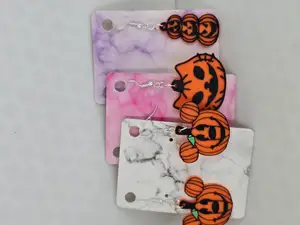 3 Pumpkin Earrings