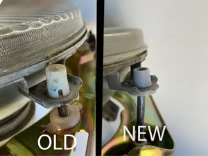 Headlight adjustment clip for VW Golf 2 Mk2