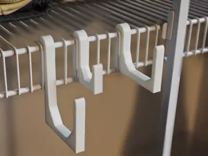 Wire Shelf Front Hooks