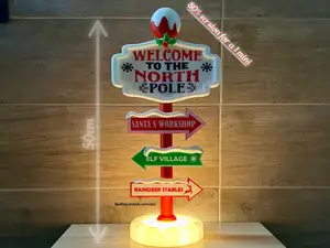 Cartello Polo nord - decoration - multi-part
