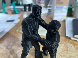 Frankenstein fights the wolf man