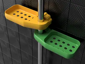 Soap and shampoo dish for your shower