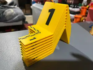 Crime Scene Evidence Placards