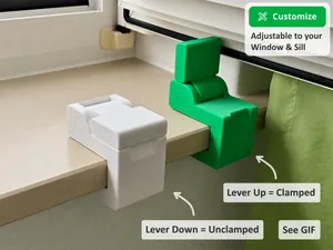 Window Stop • Eccentric Clamping • Parametric