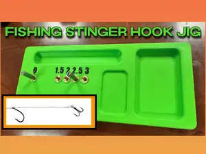 Fishing Stinger Jig - Hook Tying Fixture