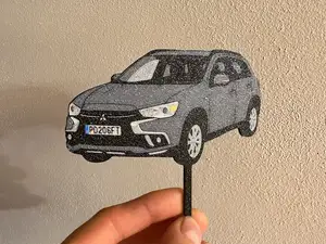 Mitsubishi ASX cake topper