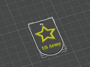 Army dog tag
