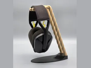 Stylish Headphone Stand with Rope Design