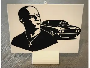 Fast & Furious - Toretto's Dodge Charger - Car Art