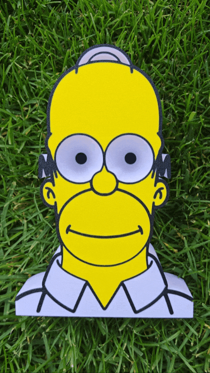 Homer Simpson folgt dir
