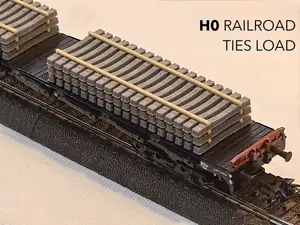 H0 Betonschwellen Ladung (H0, 1:87)