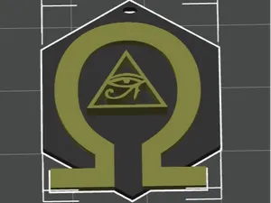 Omega over the eye