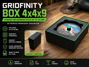 Grinder Discs Gridfinity Box