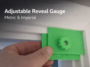 Adjustable Reveal Gauge – Door & Window Trim Tool