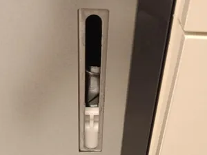 Front panel bracket for Candy dishwasher
