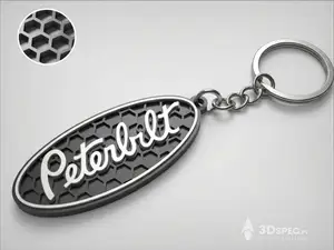 Peterbilt | Honeycomb Trucker Edition keychain
