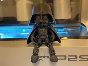 Darth Vader mit Hängebeinen