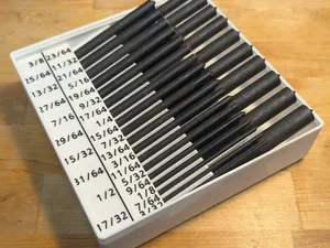 Transfer Punch Organizer Gridfinity SAE