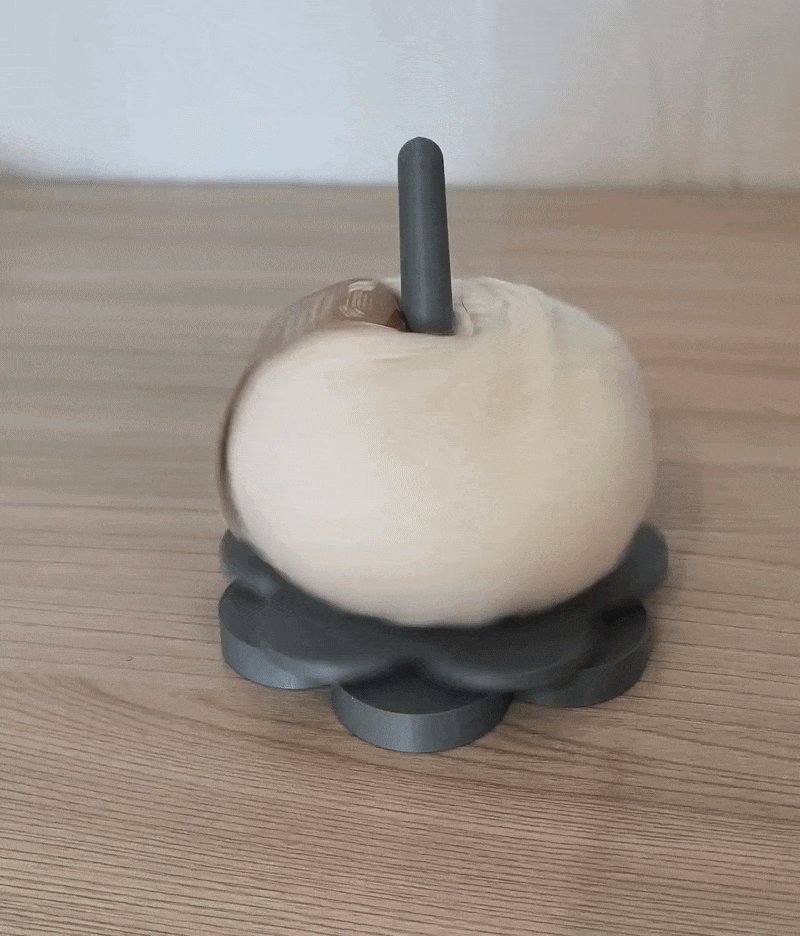 Rotating Yarn Holder for Tangle-Free Knitting