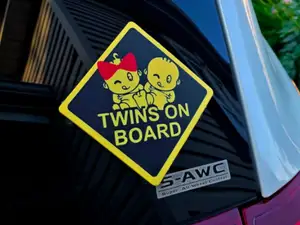 Baby on board Twins edition