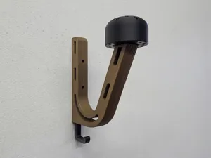 Universal Helmet Holder with Optional Glove Hook
