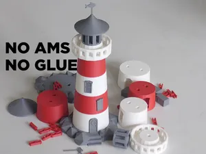 No AMS Lighthouse Snap Fit Model