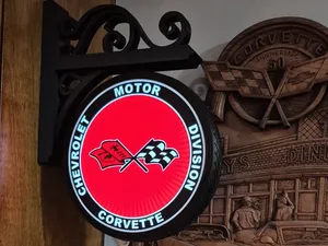 Corvette C-3 Pub Sign Lightbox