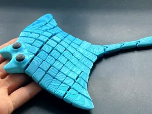 cute flexi manta ray -可爱魔鬼鱼