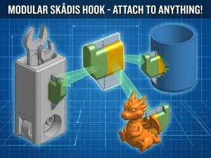 Skadis 'fy everything, modular SKÅDIS hook