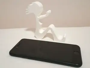 Double phone stand holder - girl