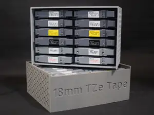 Sliding Container Box for Brother Label TZE Tapes