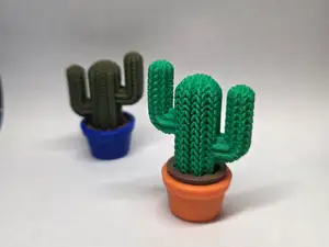Knitted Cactus in pot 