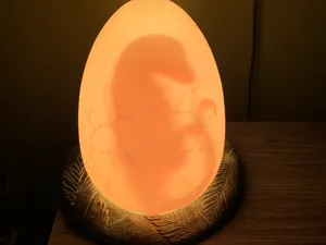 Dinosaur Egg Lamp