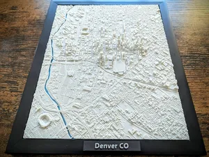 Denver Colorado 3D Mini (Large)