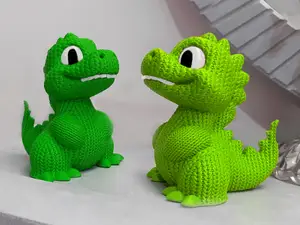 Knitted Dino Cutie