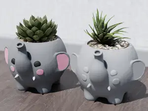 Cute Elephant Planter - No AMS