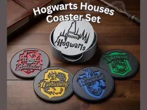 Hogwarts House Coaster Set