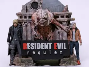 Resident Evil Requiem Diorama - PS5 Controller