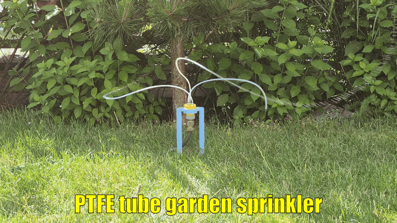 PTFE tube garden sprinkler - kids toy