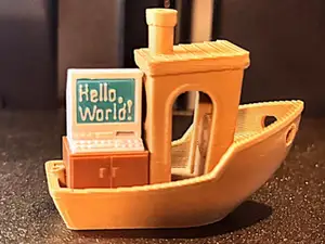 The First Print Benchy (Hello, World!)