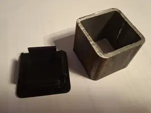 40x40x3 mm Square Tube End Cap for Steel Profiles