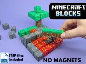 MINECRAFT building blocks without magnets