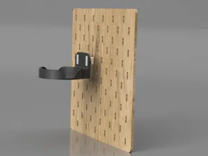 Mug holder with removable hook for ikea skadis