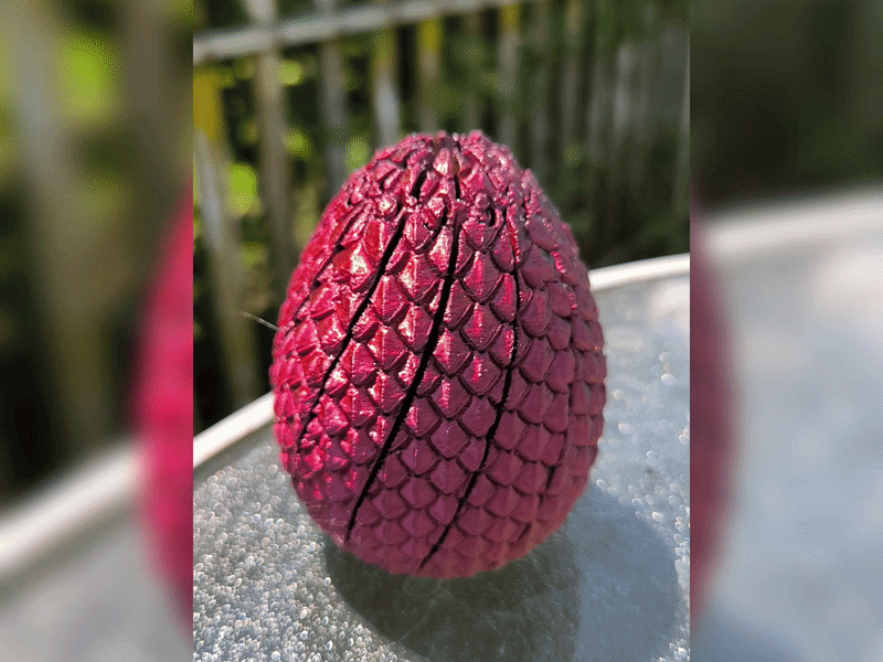 Dragon Egg Infinity Twist Passthrough Fidget