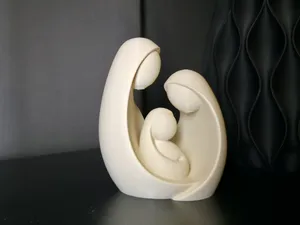 Minimalist Modern Nativity Scene