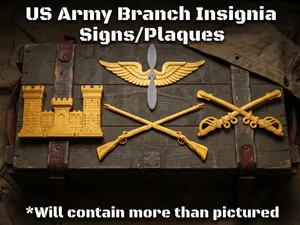 US Army Branch Insignia Signs/Plaques
